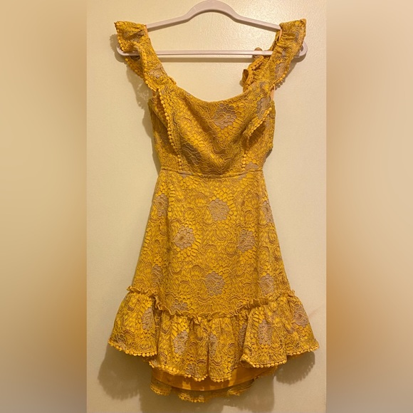 HELLO MOLLY FOREVER LOVE DRESS YELLOW US 6 NWT - Picture 10 of 11